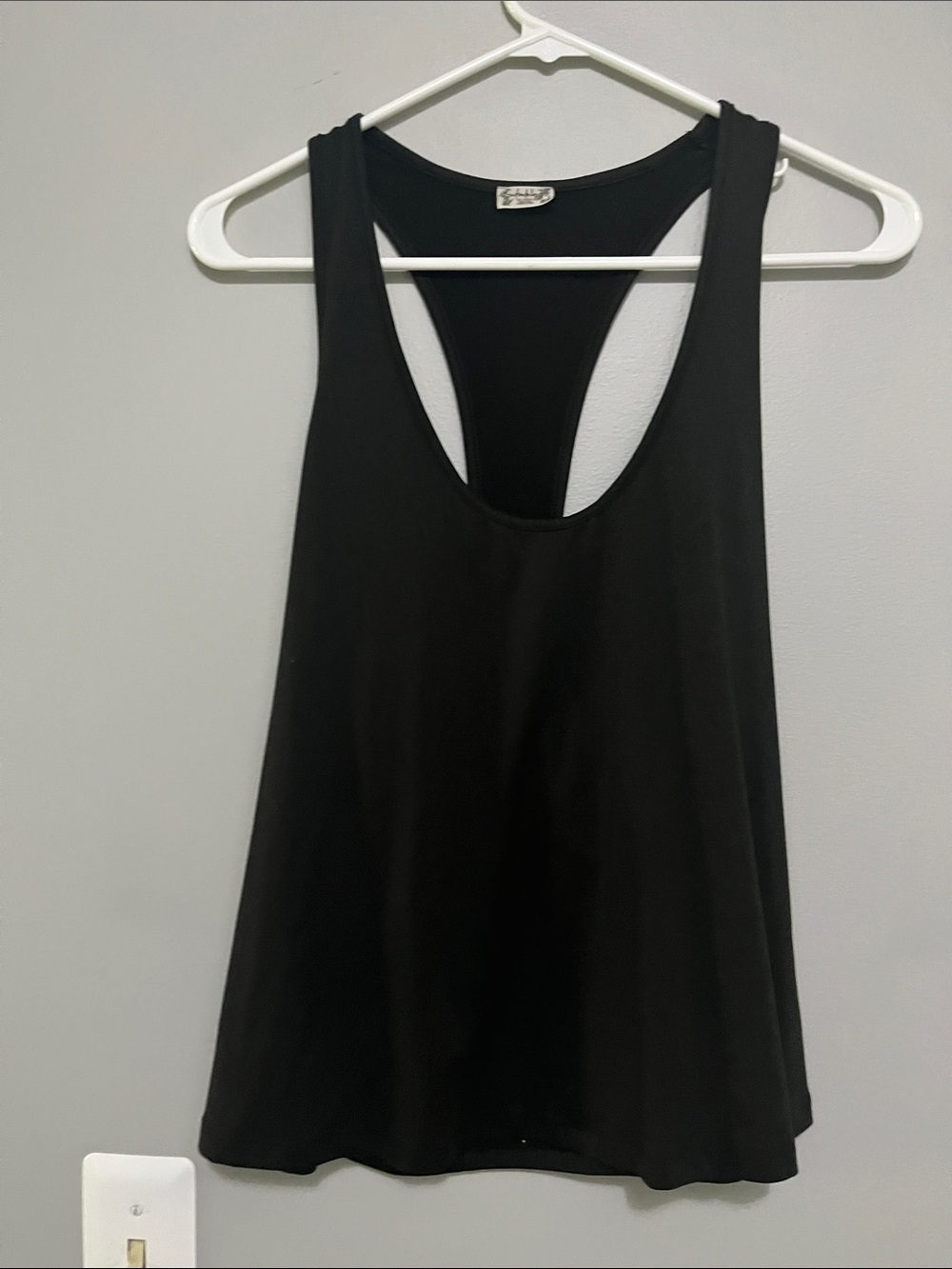 NWOT Intimately Free People Black Racerback Tank Tank
